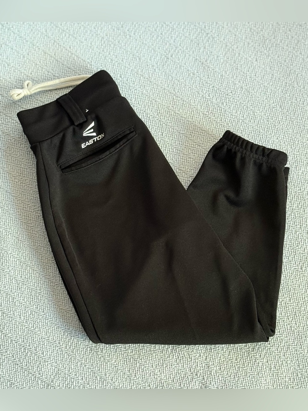 Easton Black Athletic Pants YM Youth Medium Baseball Tee-ball Softball
